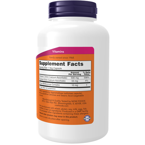 Vitamin C-500 Calcium Ascorbate-C 250 Veg Capsules