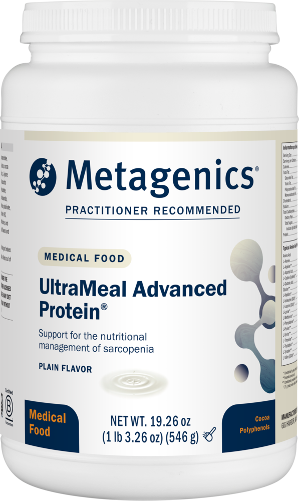 UltraMeal Advanced Protein Plain Flavor - 19.26 oz 546 Grams