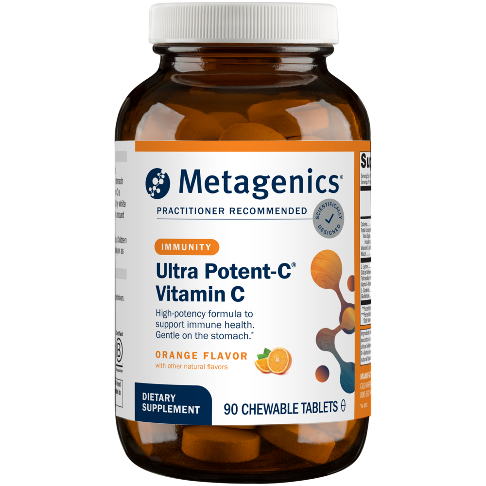 Ultra Potent-C Vitamin C Orange Flavor - 90 Chewable Tablets