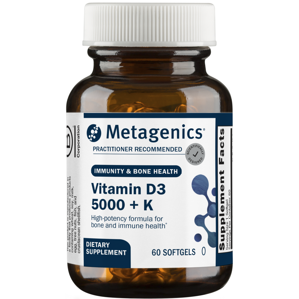 Vitamin D3 5000 + K - 60 Softgels