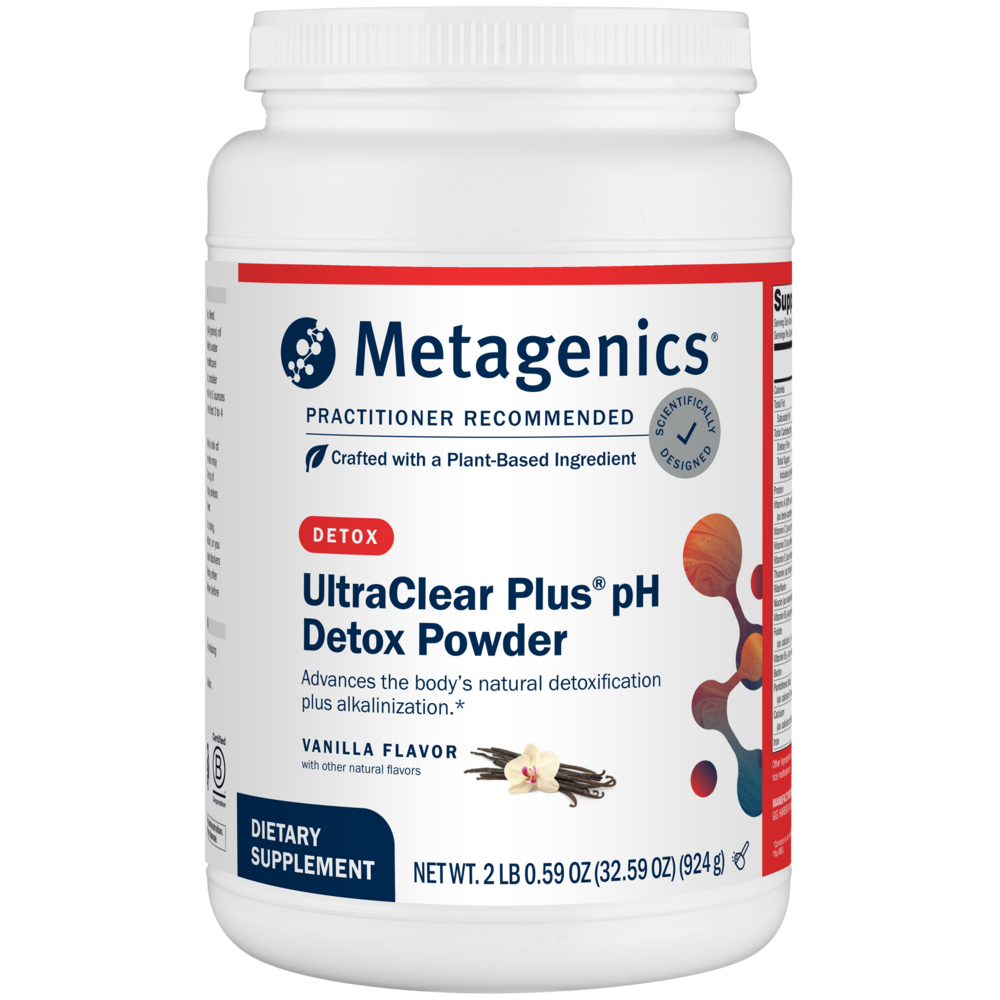UltraClear Plus pH Detox Powder Vanilla Flavor - 32.59 oz 924 Grams