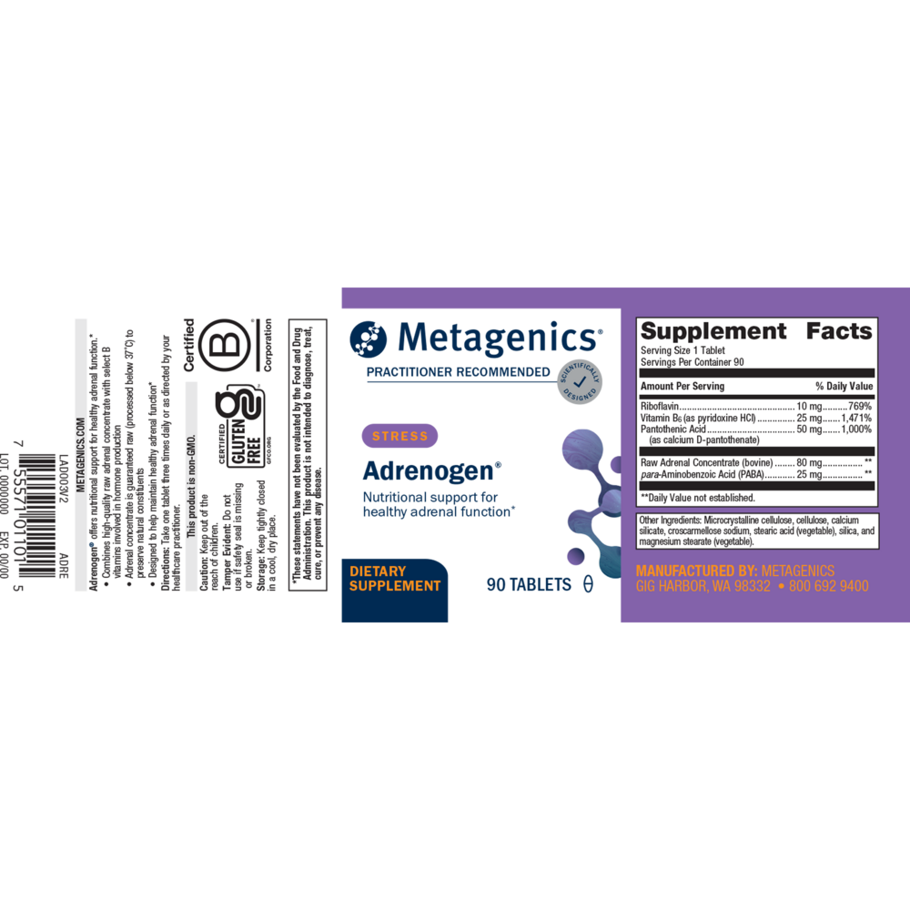 Adrenogen - 90 Tablets