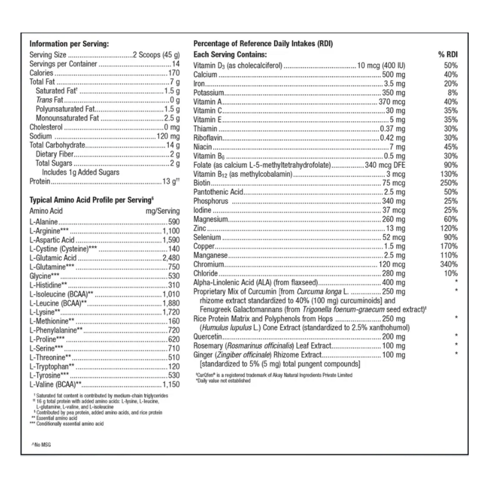 UltraInflamX Plus 360° Pineapple-Banana Flavor - 22.22 oz 630 Grams