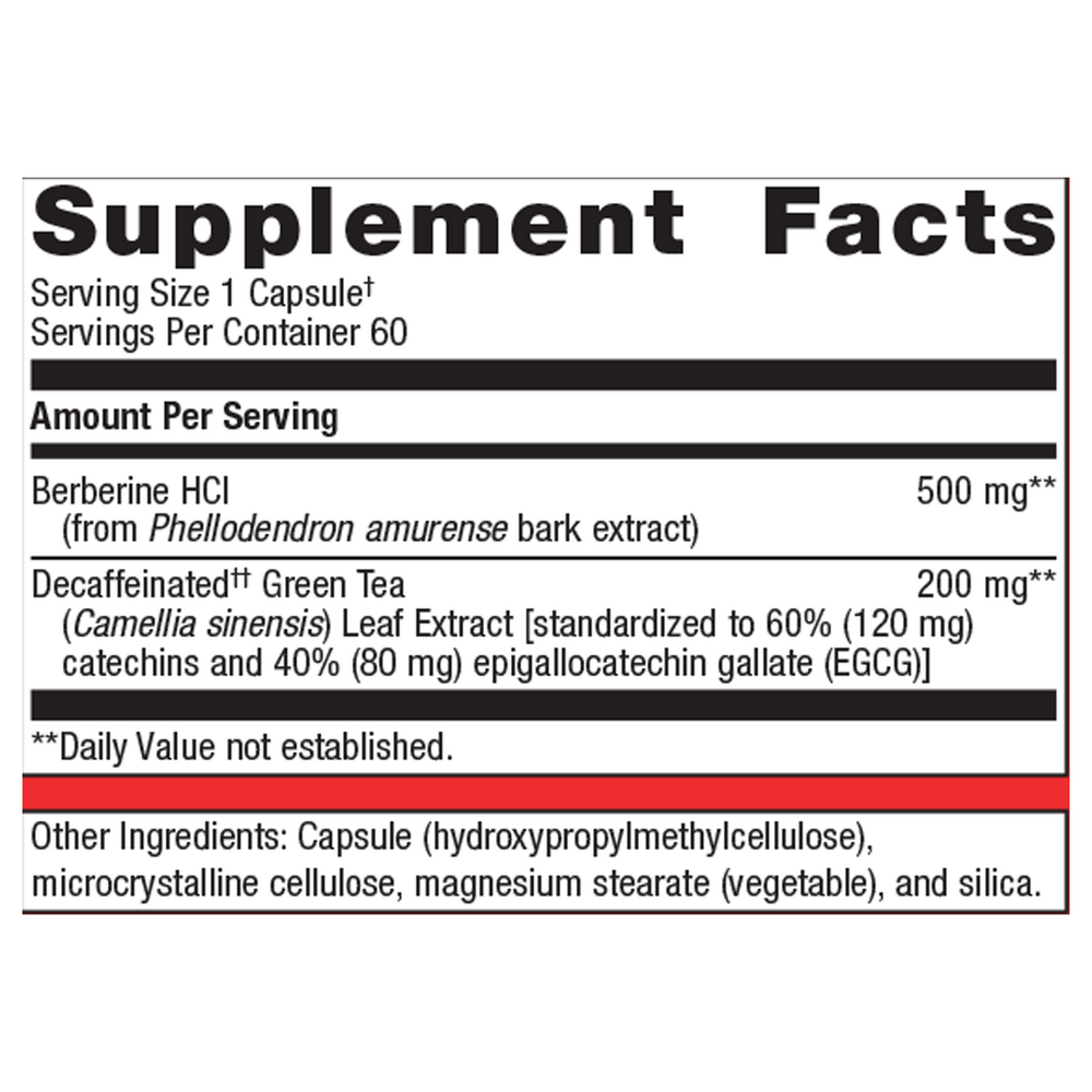 Berberine GT - 60 Capsules