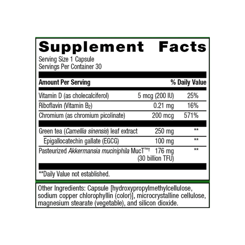 UltraFlora Healthy Weight with Akkermansia - 30 Capsules