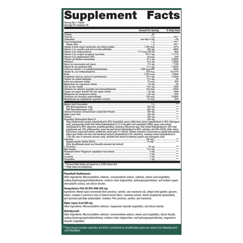 Wellness Essentials Healthy Balance Daily Packs - 30 Packets