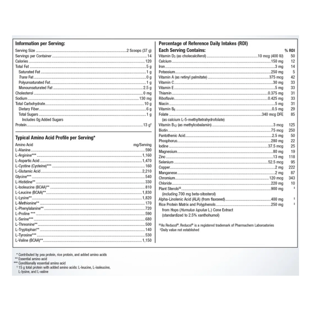 UltraMeal Cardio 360° Vanilla Flavor - 18.27 oz 518 Grams