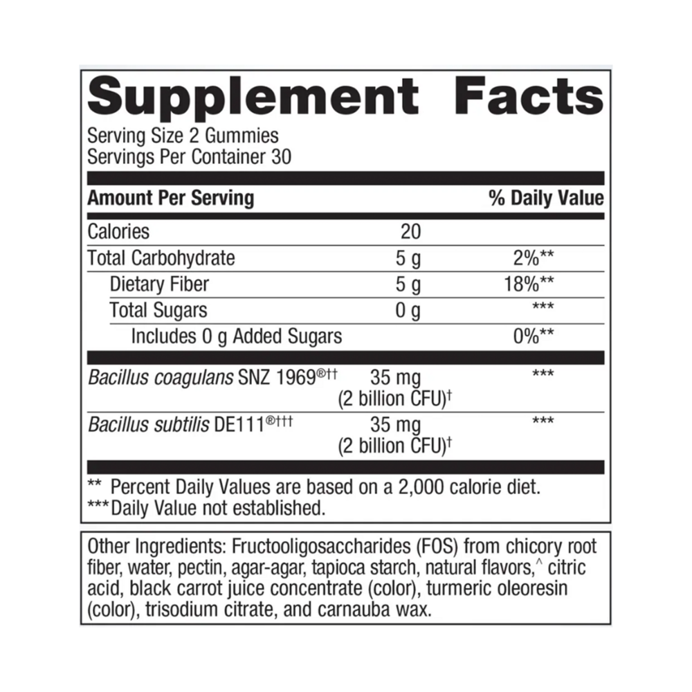 UltraFlora 3 in 1 Daily Probiotic Berry Flavor - 60 Gummies