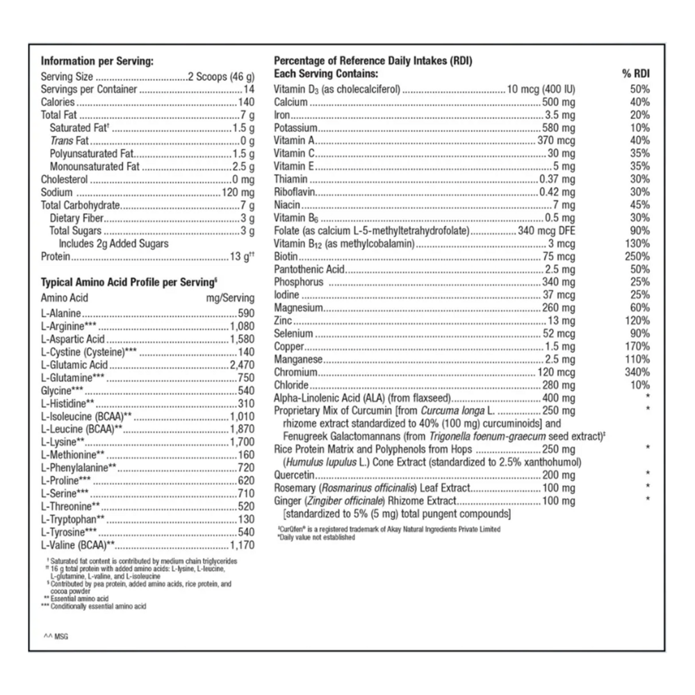 UltraInflamX Plus 360 Chocolate-Orange Flavor - 22.72 oz 644 Grams