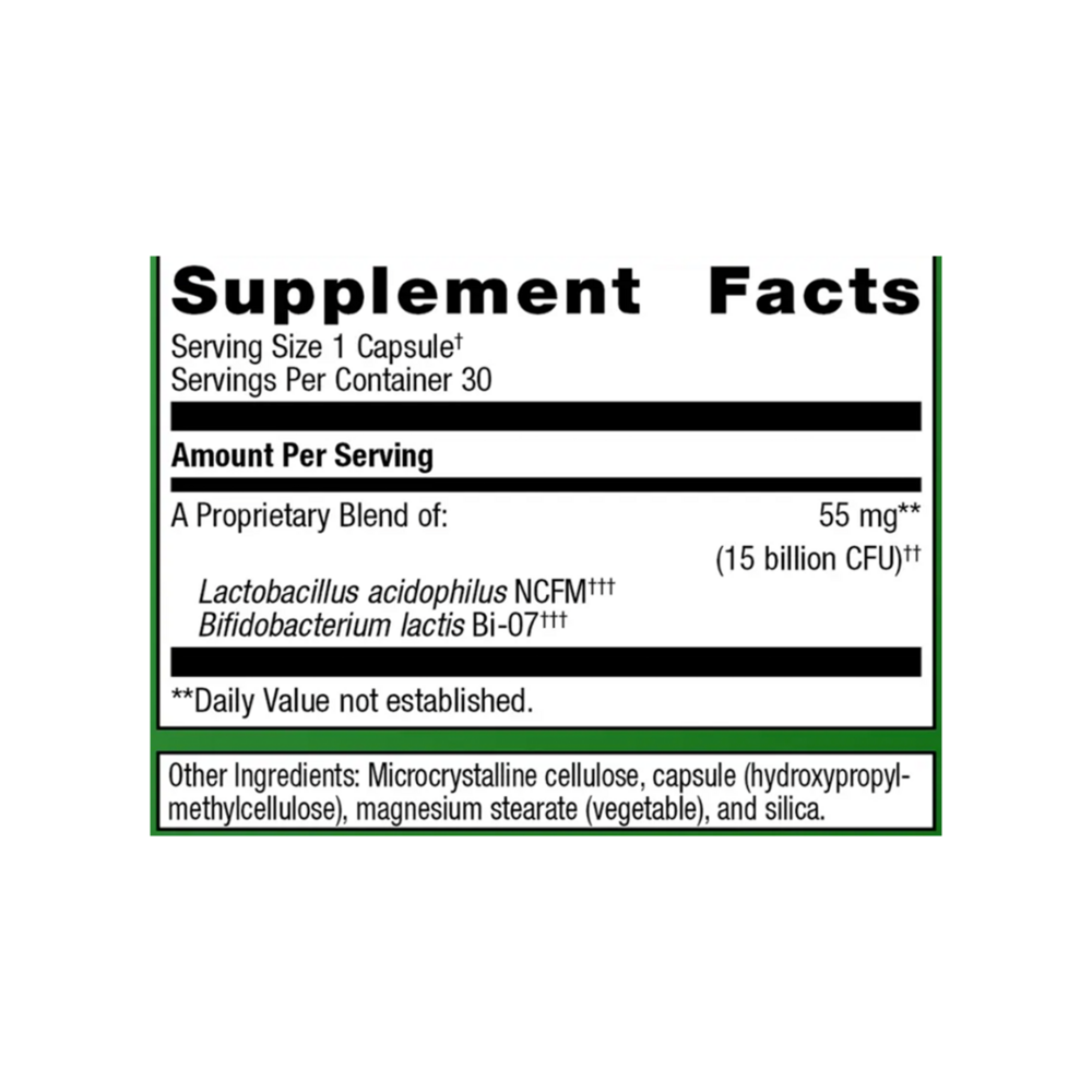 UltraFlora Balance Probiotic - 30 Capsules