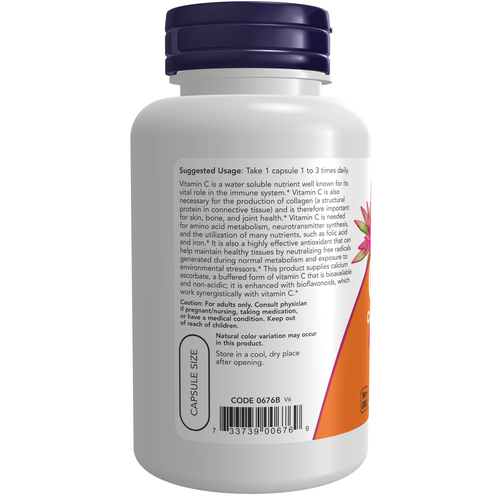 Vitamin C-500 Calcium Ascorbate-C 100 Veg Capsules