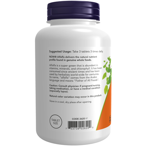 Alfalfa 650 mg 500 Tablets