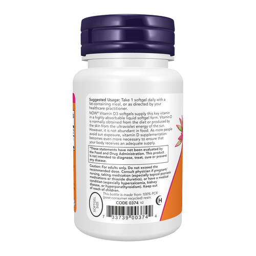 Vitamin D3 5000 IU 30 Softgels