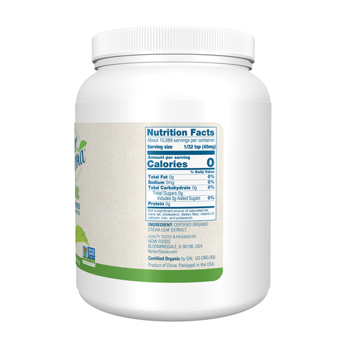 BetterStevia Extract Powder Organic 1 Lb