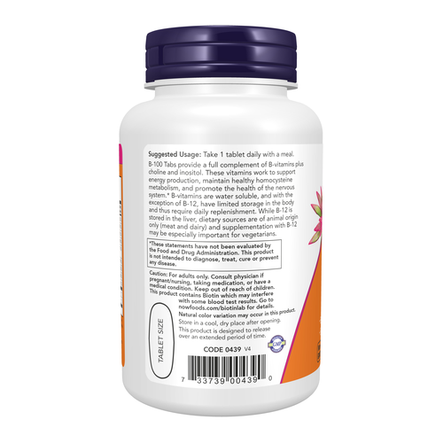 Vitamin B-100 Sustained Release 100 Tablets