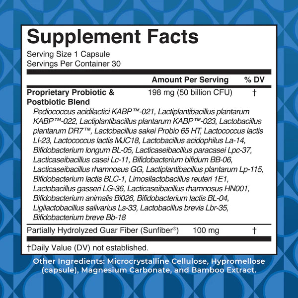 3-in-1 Daily Digestive Health Capsules 30 ct