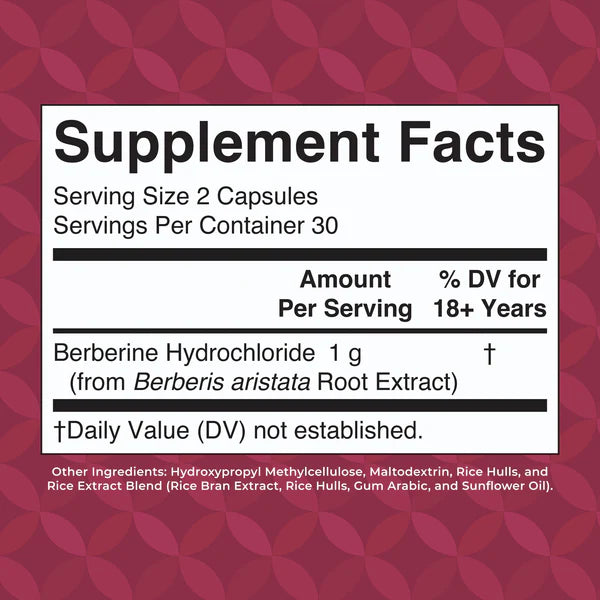 Berberine Capsule 60 ct