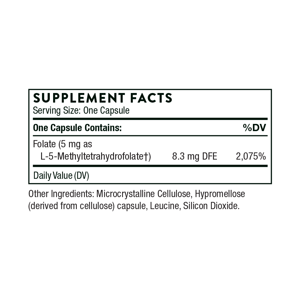 5-MTHF 5 mg - 60 Capsules