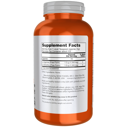 Arginine & Citrulline Powder 12 oz