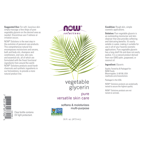 Vegetable Glycerin 16 fl oz
