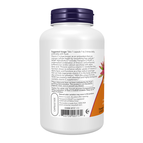AlphaSorb-C 500 mg 180 Veg Capsules