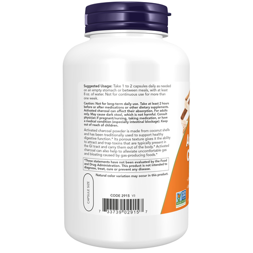 Activated Charcoal 200 Veg Capsules