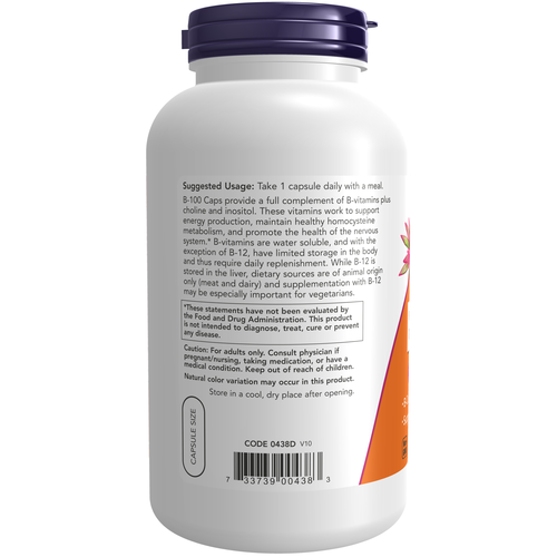 Vitamin B-100 250 Veg Capsules