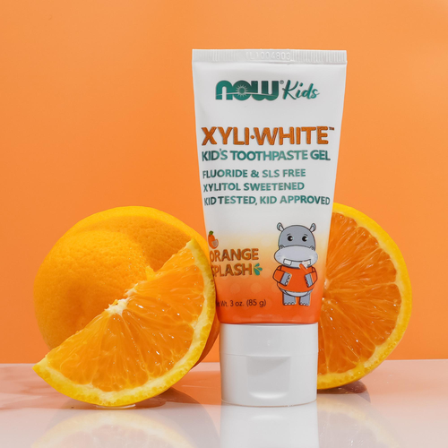 XyliWhite Orange Splash Toothpaste Gel for Kids 3 oz Tube