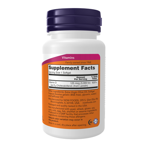 Vitamin D3 5000 IU 120 Softgels