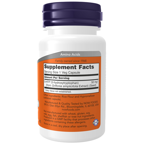 5-HTP 50 mg 30 Veg Capsules