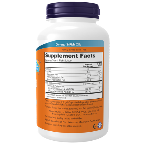 Ultra Omega-3 (Fish Gelatin) 180 Fish Softgels
