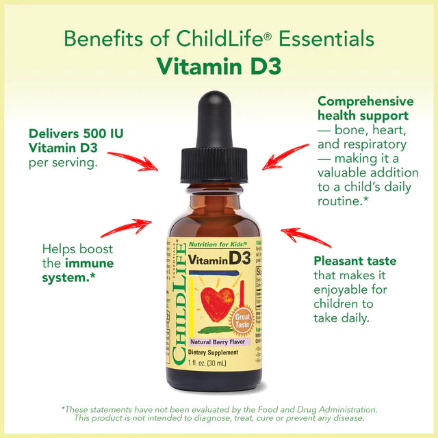 Vitamin D3 Drops 1 fl oz 30ml