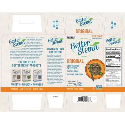 BetterStevia Packets 100/Box