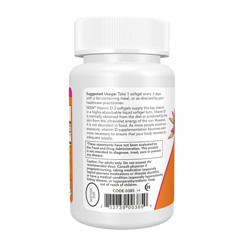 Vitamin D-3 10,000 IU 240 Softgels