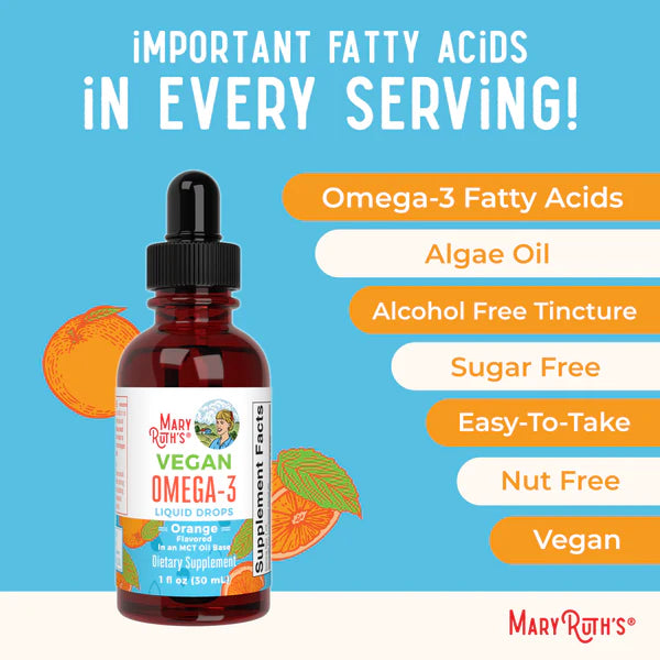 Vegan Omega-3 Liquid Drops 1 oz