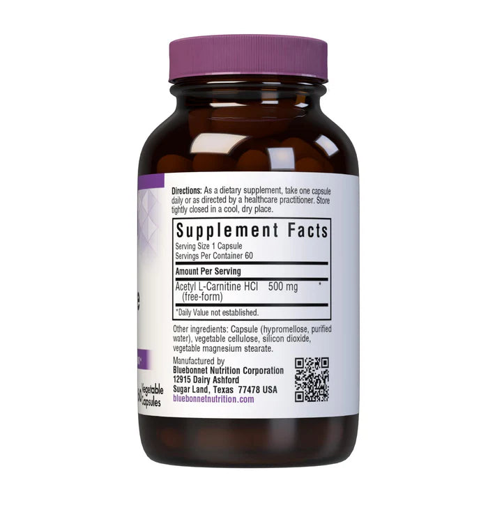 ACETYL L-CARNITINE 500 mg 60 VCaps