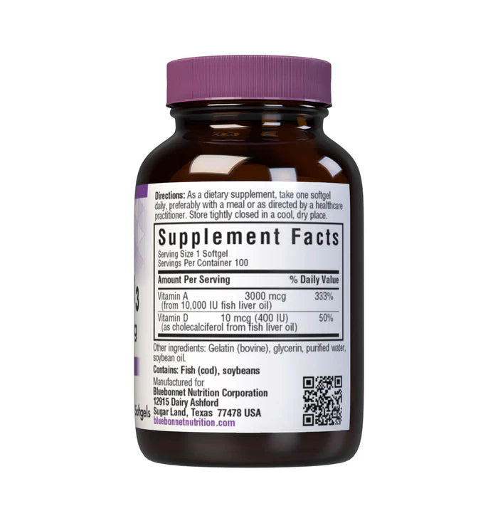 Vitamin A & D3 A 3,000 mcg D3 10 mcg 100 Softgels