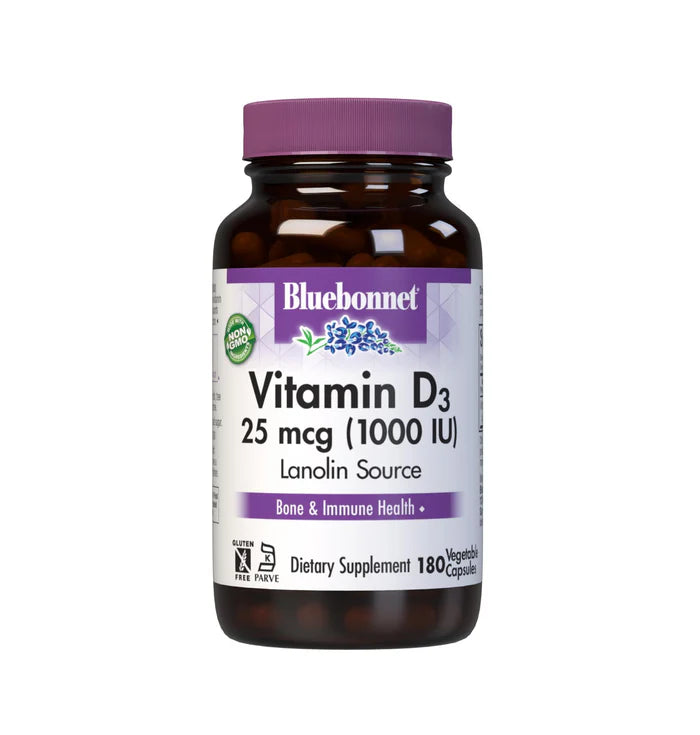 VITAMIN D3 25 mcg 1000 IU 180 VCAPS