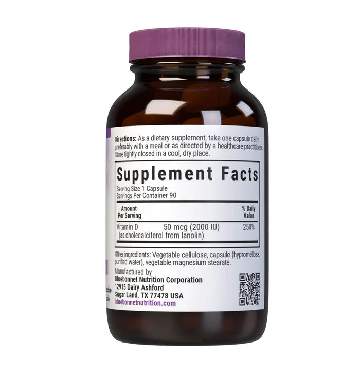 VITAMIN D3 2000 IU 50 mcg 90 VCAPS