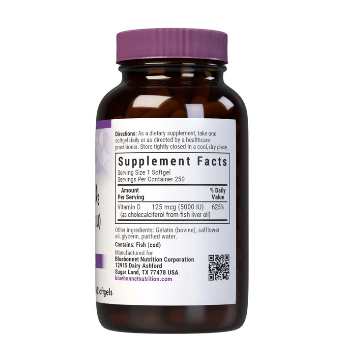 VITAMIN D3 5000 IU 250 Softgels