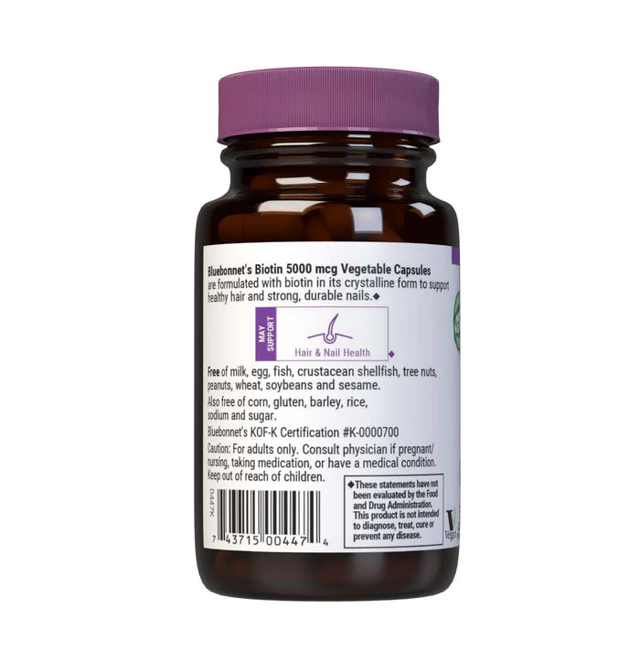 BIOTIN 5000 mcg 60 VCAPS