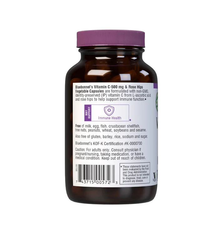 VITAMIN C-500 mg & ROSE HIPS 90 VCAPS
