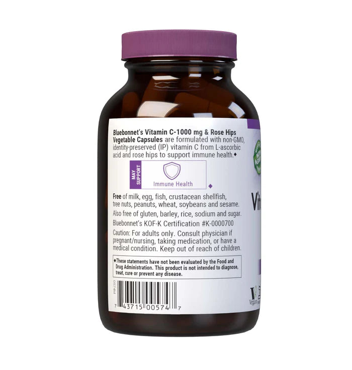 VITAMIN C-1000 mg & ROSE HIPS 90 VCAPS