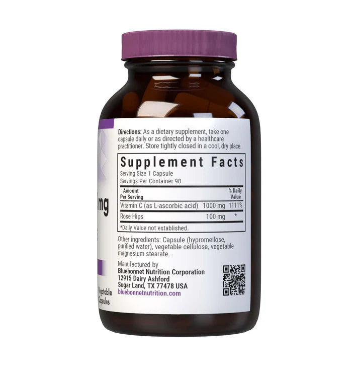 VITAMIN C-1000 mg & ROSE HIPS 90 VCAPS