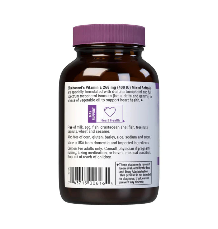 VITAMIN E 400 IU d-ALPHA & MIXED TOCOPHEROLS 50 Softgels