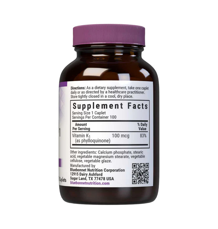 VITAMIN K1 100 mcg 100 Caplets