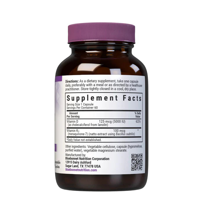 VITAMIN D3 & K2 60 VCAPS