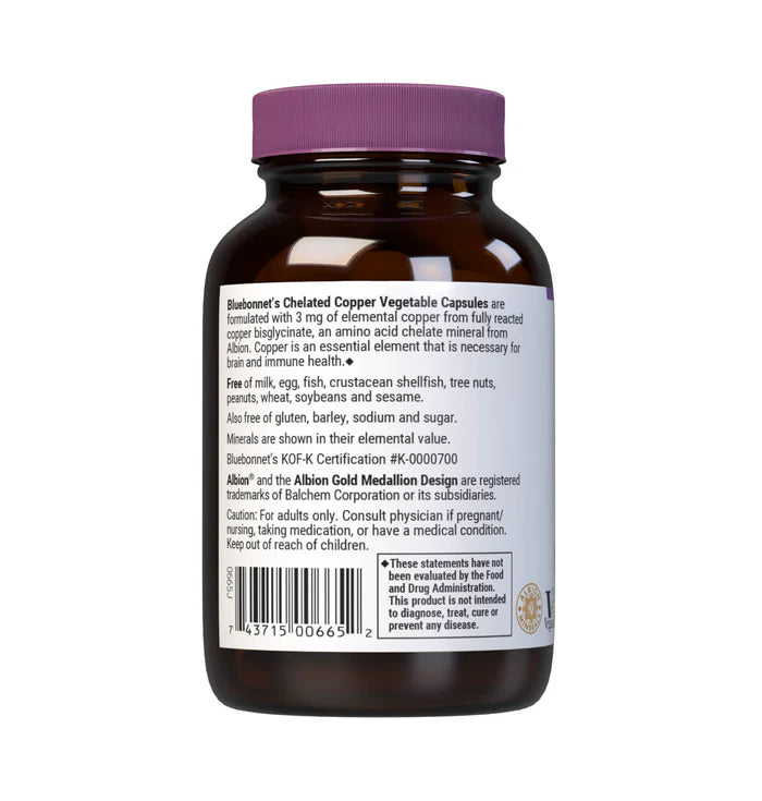 ALBION CHELATED COPPER 90 VCAPS