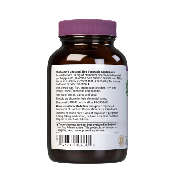 ALBION CHELATED ZINC 90 VCAPS