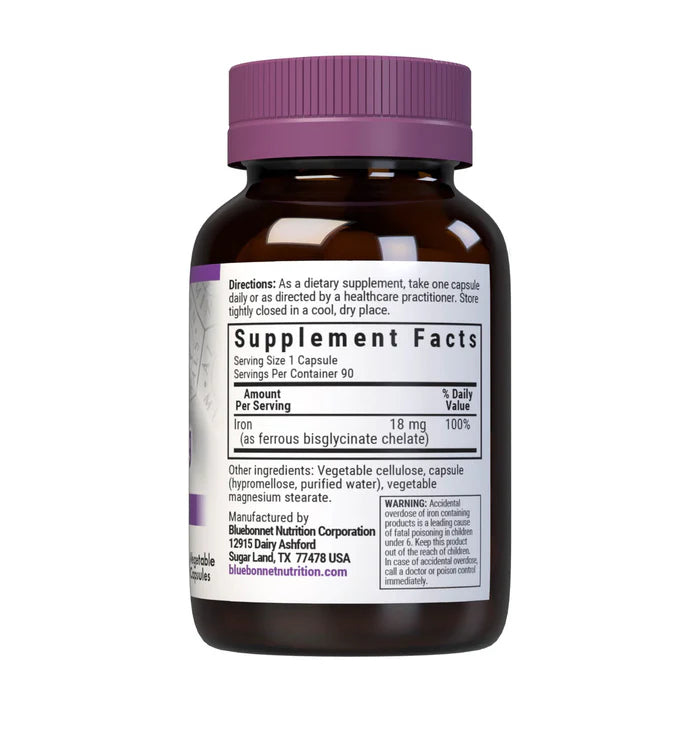 ALBION CHELATED IRON 18 mg 90 VCAPS